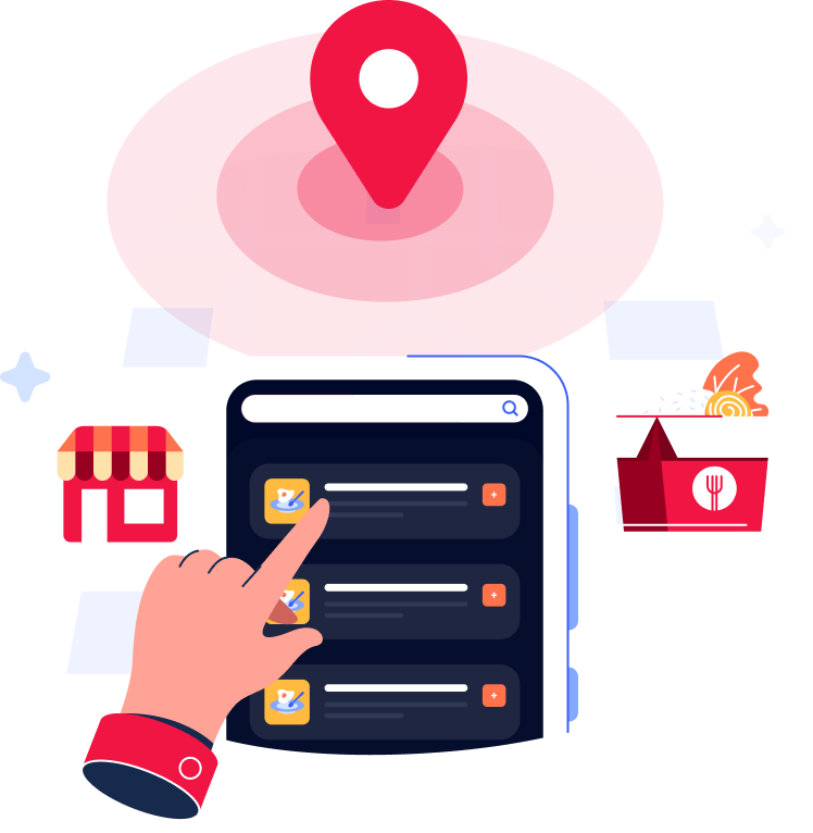 Illustration of the process